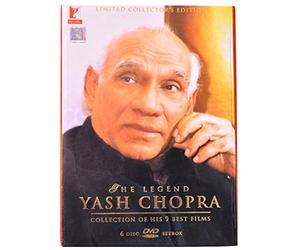 The Legend - Yash Chopra - Collection of his 9 Best Films - Veer Zaara / Dil To Pagal Hai / Darr / Kabhi Kabhi / Lamhe / Chandni / Kala Patthar / Silsila / Mashaal
