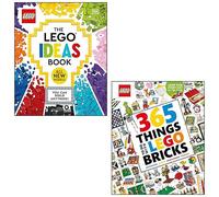 The LEGO Ideas Book New Edition, 365 Things to Do with LEGO Bricks 2 Books Collection Set
