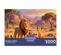The León Family1000 Piece Jigsaw Puzzles for Adults and Kids EduGatoional Games Carteoon StyleFun and Challenging Home Decors Great Regalo Idea38x26cm/1000pcs