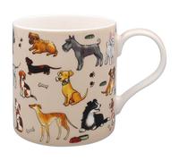 The Leonardo Collection Finola Stack Hot Dogs - Taza para el hogar y la cocina, elegantes tazas de cerámica para té y café, bonito juego de tazas para hombres y regalos de cumpleaños para mujeres