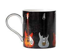 The Leonardo Collection Guitarras Rock and Roll Music Taza de porcelana fina en caja de regalo