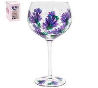 The Leonardo Collection Lynsey Johnstone - Vaso de ginebra pintado a mano con caja de regalo