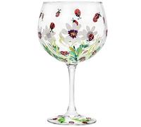 The Leonardo Collection Vidrio pintado a mano de la ginebra de mariquita de Lynsey Johnstone con caja de regalo…