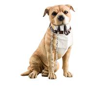 The Leonardo Collection Walkies Range Staffordshire Bullterrier - Figura Decorativa (Resina, 19 x 13 x 8 cm)