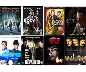 The Leonardo DiCaprio Ultimate DVD Collection : Inception / Blood Diamond / Body Of Lies / J Edgar / Catch Me If You Can / Shutter Island / The Departed / Gangs of New York