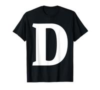 The Letter D Fun Big and Bold for Eventos Family Teams Group Camiseta