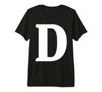 The Letter D Fun Big and Bold for Eventos Family Teams Group Camiseta Premium