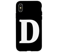 The Letter D Fun Big and Bold for Eventos Family Teams Group Carcasa para iPhone X/XS