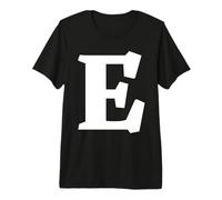 The Letter E Fun Big and Bold for Eventos Family Teams Grupos Camiseta Premium