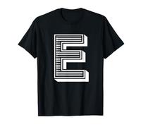 The Letter E Fun Big and Bold para Eventos Grupos de Equipos Familiares Camiseta