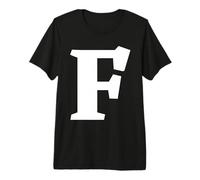 The Letter F Fun Big and Bold for Eventos Family Teams Group Camiseta Premium