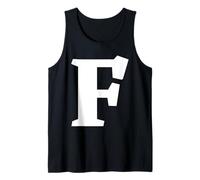 The Letter F Fun Big and Bold for Eventos Family Teams Group Camiseta sin Mangas