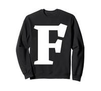 The Letter F Fun Big and Bold for Eventos Family Teams Group Sudadera