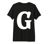 The Letter G Fun Big and Bold para Eventos Grupos de Equipos Familiares Camiseta Premium