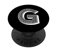 The Letter G Fun Big and Bold para eventos Grupos de equipos familiares PopSockets PopGrip Intercambiable