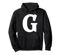 The Letter G Fun Big and Bold para Eventos Grupos de Equipos Familiares Sudadera con Capucha