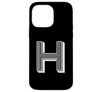 The Letter H Fun Big and Bold for Eventos Family Teams Group Carcasa para iPhone 14 Pro MAX