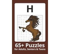 The letter H Word Search: Word Searches with Easy to Read Print about Horses, Hats, Hot cross buns and more | 6x9 inches| 65+ puzzles . . . Gift for Vacations, Holiday and Free Times