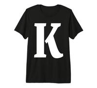 The Letter K Fun Big and Bold para Eventos, Grupos de Equipos Familiares Camiseta Premium