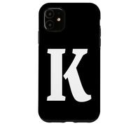 The Letter K Fun Big and Bold para Eventos, Grupos de Equipos Familiares Carcasa para iPhone 11