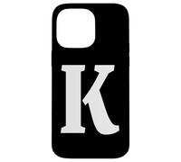 The Letter K Fun Big and Bold para Eventos, Grupos de Equipos Familiares Carcasa para iPhone 14 Pro MAX