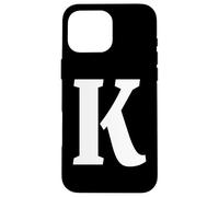 The Letter K Fun Big and Bold para Eventos, Grupos de Equipos Familiares Carcasa para iPhone 16 Pro MAX
