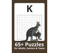 The letter K Word Search: Word Searches with Easy to Read Print about Kale, Kelp, Kilns and more | 6x9 inches| 65+ puzzles . . . Gift for Vacations, Holiday and Free Times