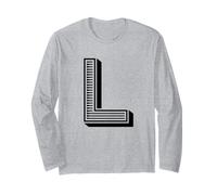 The Letter L Fun Big and Bold for Eventos Family Teams Group Manga Larga