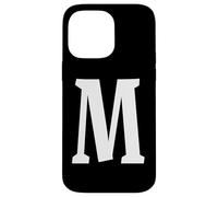 The Letter M Fun Big and Bold para Eventos Grupos de Equipos Familiares Carcasa para iPhone 14 Pro MAX