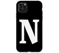 The Letter N Fun Big and Bold para Eventos, Grupos de Equipos Familiares Carcasa para iPhone 11 Pro MAX