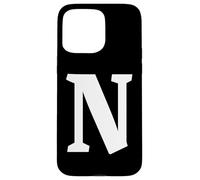 The Letter N Fun Big and Bold para Eventos, Grupos de Equipos Familiares Carcasa para iPhone 15 Pro MAX