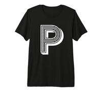 The Letter P Fun Big and Bold for Eventos Family Teams Group Camiseta Premium