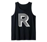 The Letter R Fun Big and Bold para eventos Grupos de equipos familiares Camiseta sin Mangas