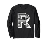 The Letter R Fun Big and Bold para eventos Grupos de equipos familiares Manga Larga