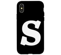 The Letter S Fun Big and Bold for Eventos Family Teams Group Carcasa para iPhone X/XS
