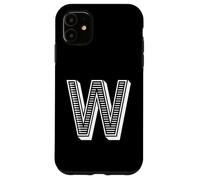 The Letter W Fun Big and Bold para Eventos, Grupos de Equipos Familiares Carcasa para iPhone 11