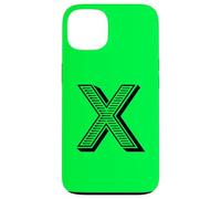 The Letter X Fun Big and Bold para Eventos Grupos de Equipos Familiares Carcasa para iPhone 13