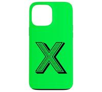 The Letter X Fun Big and Bold para Eventos Grupos de Equipos Familiares Carcasa para iPhone 13 Pro MAX