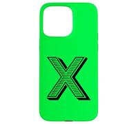 The Letter X Fun Big and Bold para Eventos Grupos de Equipos Familiares Carcasa para iPhone 15 Pro MAX