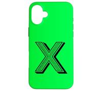 The Letter X Fun Big and Bold para Eventos Grupos de Equipos Familiares Carcasa para iPhone 16 Plus