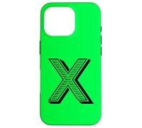 The Letter X Fun Big and Bold para Eventos Grupos de Equipos Familiares Carcasa para iPhone 16 Pro