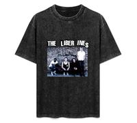 The Libertines Rock Band Mens T-Shirt Black Graphic Unisex tee Shirt M