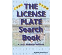 The License Plate Search Book: License Plate Search Book with Easy to Read Print | 6x9 inches, 110 pages | 55 puzzles ... Gift for Vacations, Holidays, and Free Times