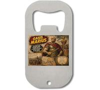 The Life and Legacy of Marius - Abrebotellas de acero inoxidable, color plateado