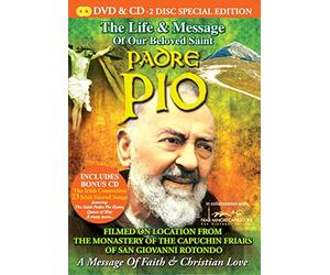 The Life and Message of Our Beloved Saint Padre Pio DVD/CD