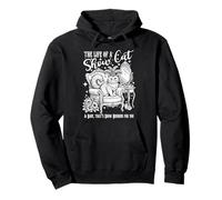 The Life of a Show Cat Girl Funny Kitten Lover Cat Mom Gift Sudadera con Capucha