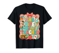 The Life of A Teacher Back To School Classroom Supplies Camiseta