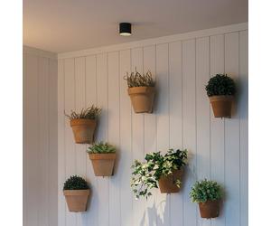 The Light Group GF design Lámpara empotrable Tubo IP54 negro 2.700 K EC:EPREL:1037611