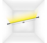 The Light Group Perfil SLC SkyLine para tiras LED, longitud 6m