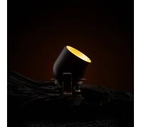 The Light Group SLC Cup downlight empotrada LED negro/oro 2.700K True